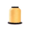 Grace Finesse 50 wt Polyester Thread – Straw Yellow – Soft straw yellow quilting thread on a 1,100-yard mini cone
