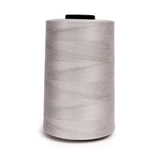Grace Finesse 50 wt Polyester Thread – Smokey Quartz – Smoky gray quilting thread on a 5,500-yard cone
